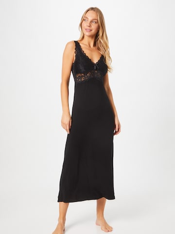 Hunkemöller Nightgown 'Nora' in Black: front