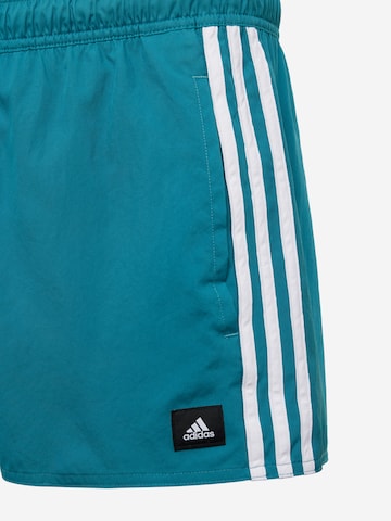 ADIDAS SPORTSWEAR Athletic Swim Trunks '3-Stripes Clx Very-Short-' in Blue