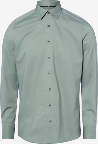 OLYMP Slim Fit Businesshemd in Grün: Vorderseite