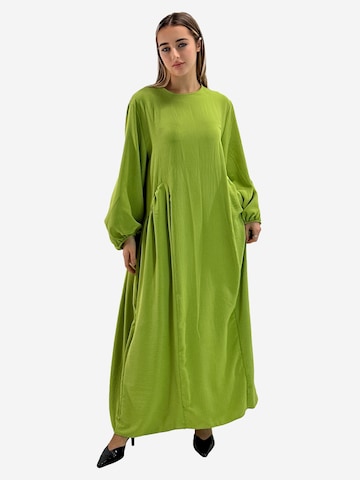 Robe Elara en vert : devant