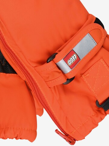LEGO® kidswear Fausthandschuhe 'Aripo 703' in Orange