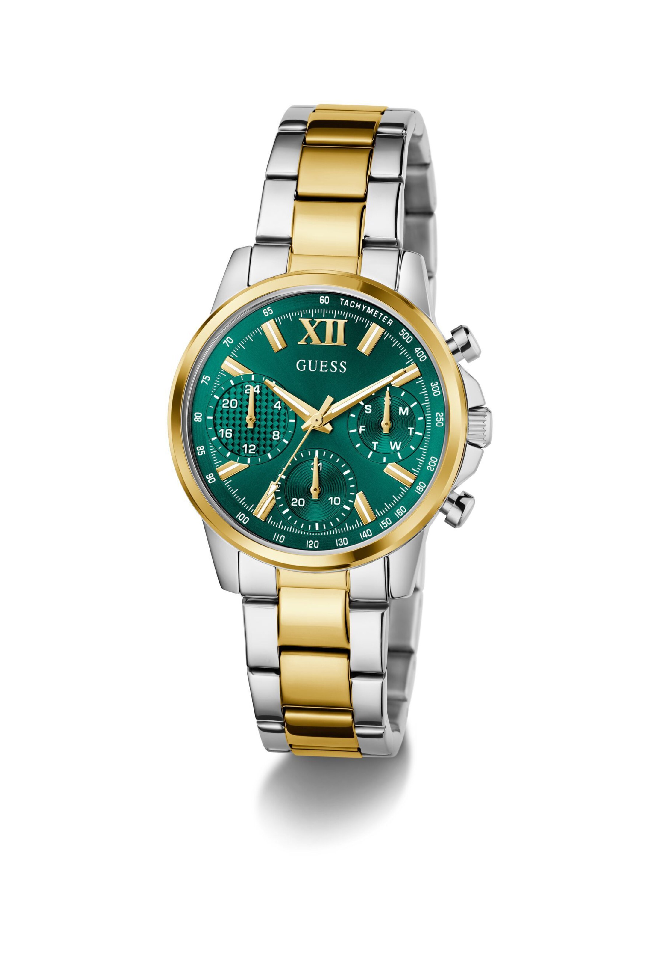 GUESS Analoguhr 'Bailey' in Silber