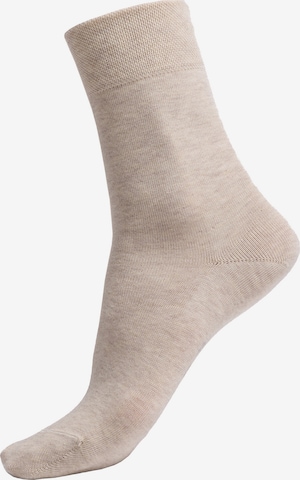 Hudson Socken 'Relax Cotton' in Beige: Vorderseite