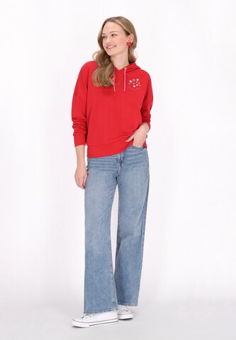 MYMO Sweatshirt 'Back To School' in Red