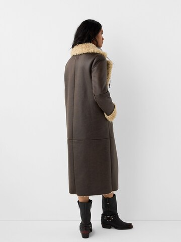 Manteau mi-saison Bershka en marron