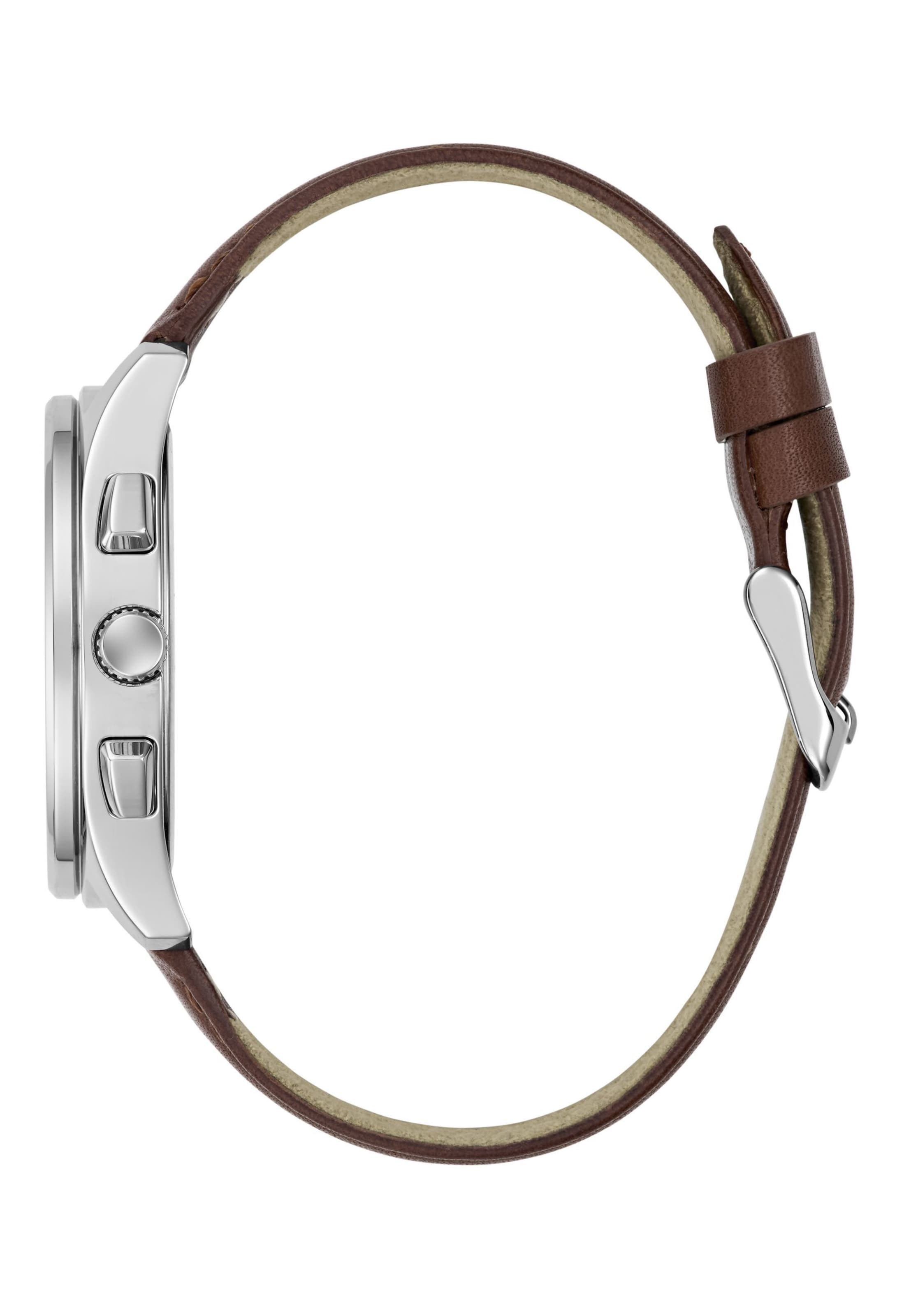 GUESS Analog watch 'Palmer' in Brown