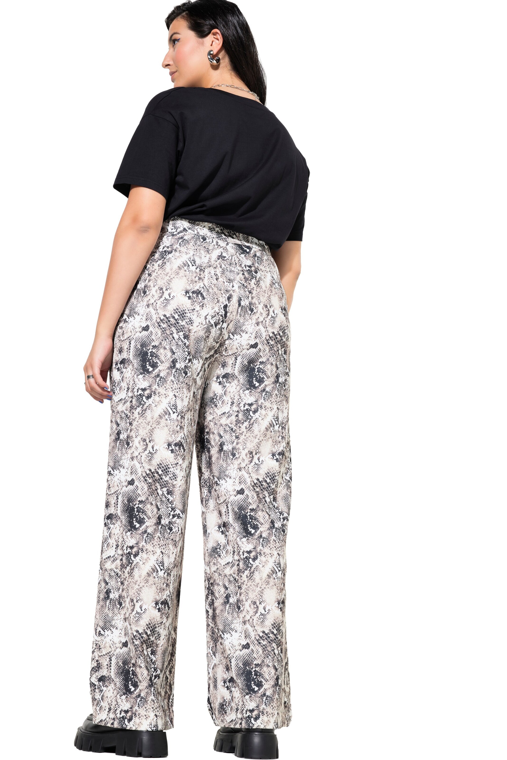 Studio Untold Wide leg Broek in Gemengde kleuren