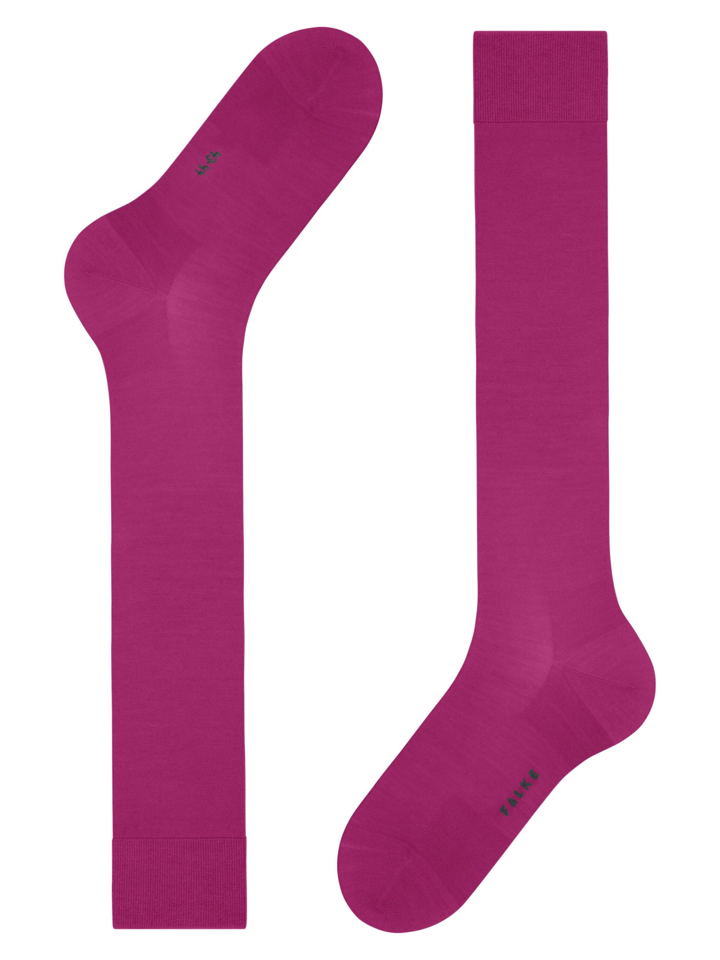 FALKE Knee High Socks 'ClimaWool' in Purple