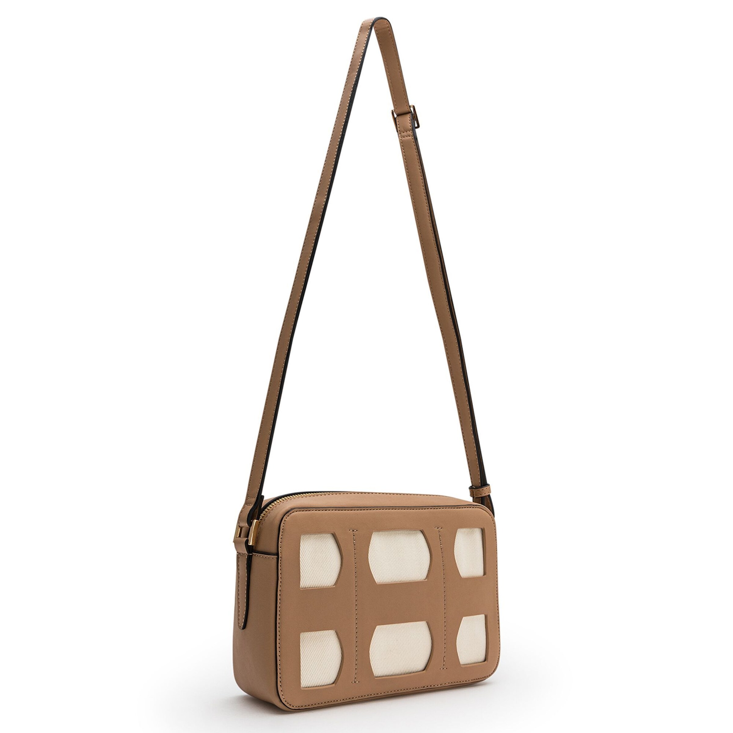 Borsa a tracolla 'Maja' di L.CREDI in marrone