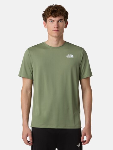 THE NORTH FACE Shirt in Groen: voorkant