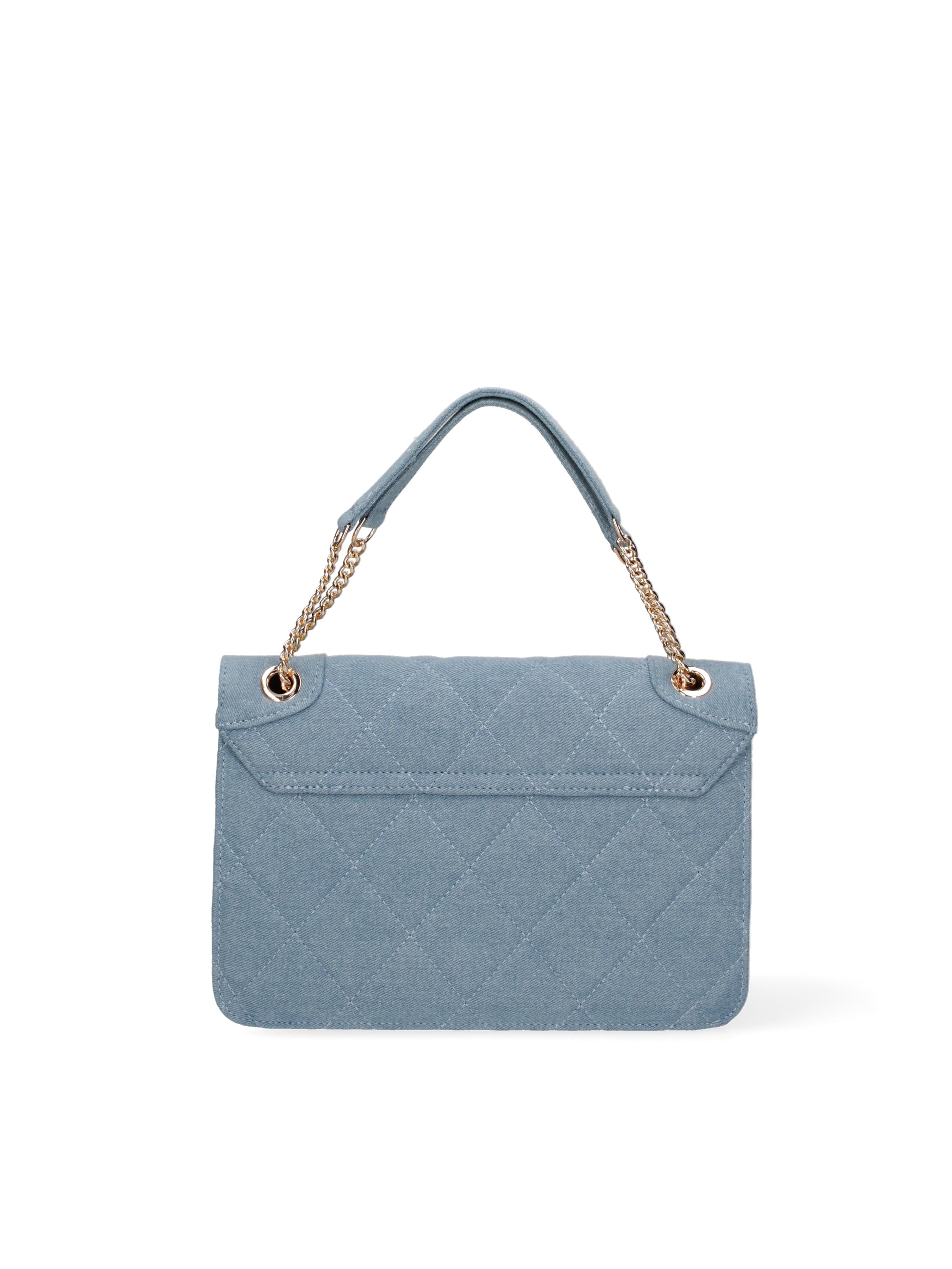 Borsa a spalla 'Borsa a Spalla Donna Nylon Ecopelle Twist Lock' di Diana&Co. in blu