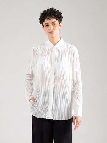 Camicia da donna 'Eklypse' di HUGO in bianco: frontale