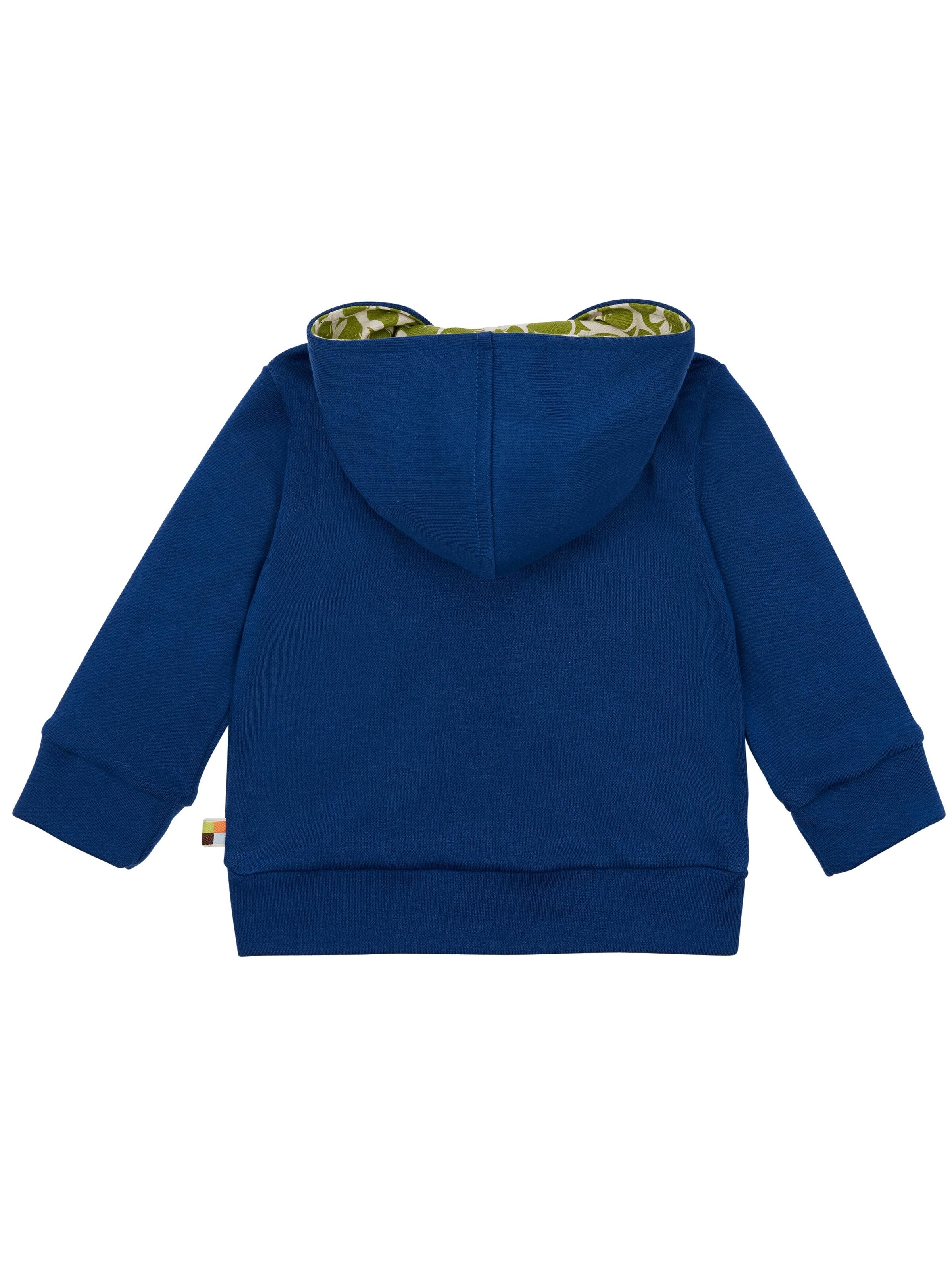 loud + proud Zip-Up Hoodie 'Interlock' in Blue