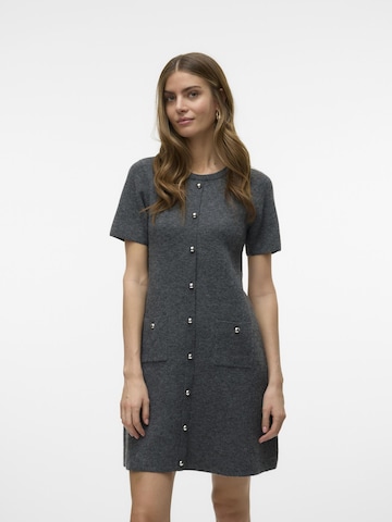 VERO MODA Strikkjole ''VMJohanna' i grå: forside