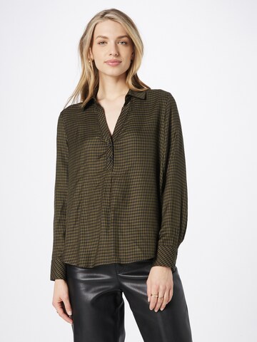 s.Oliver Blouse in Groen: voorkant