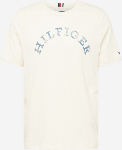TOMMY HILFIGER Majica u boja pijeska / safirno plava / crvena / bijela, Pregled proizvoda