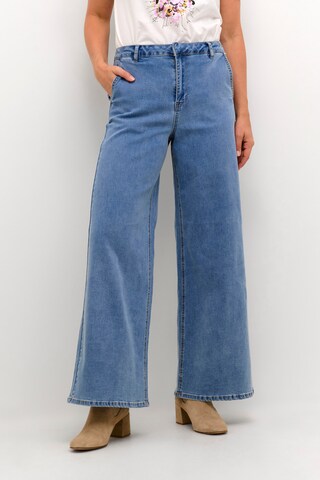 Cream Wide Leg Jeans 'Visti' in Blau: predná strana