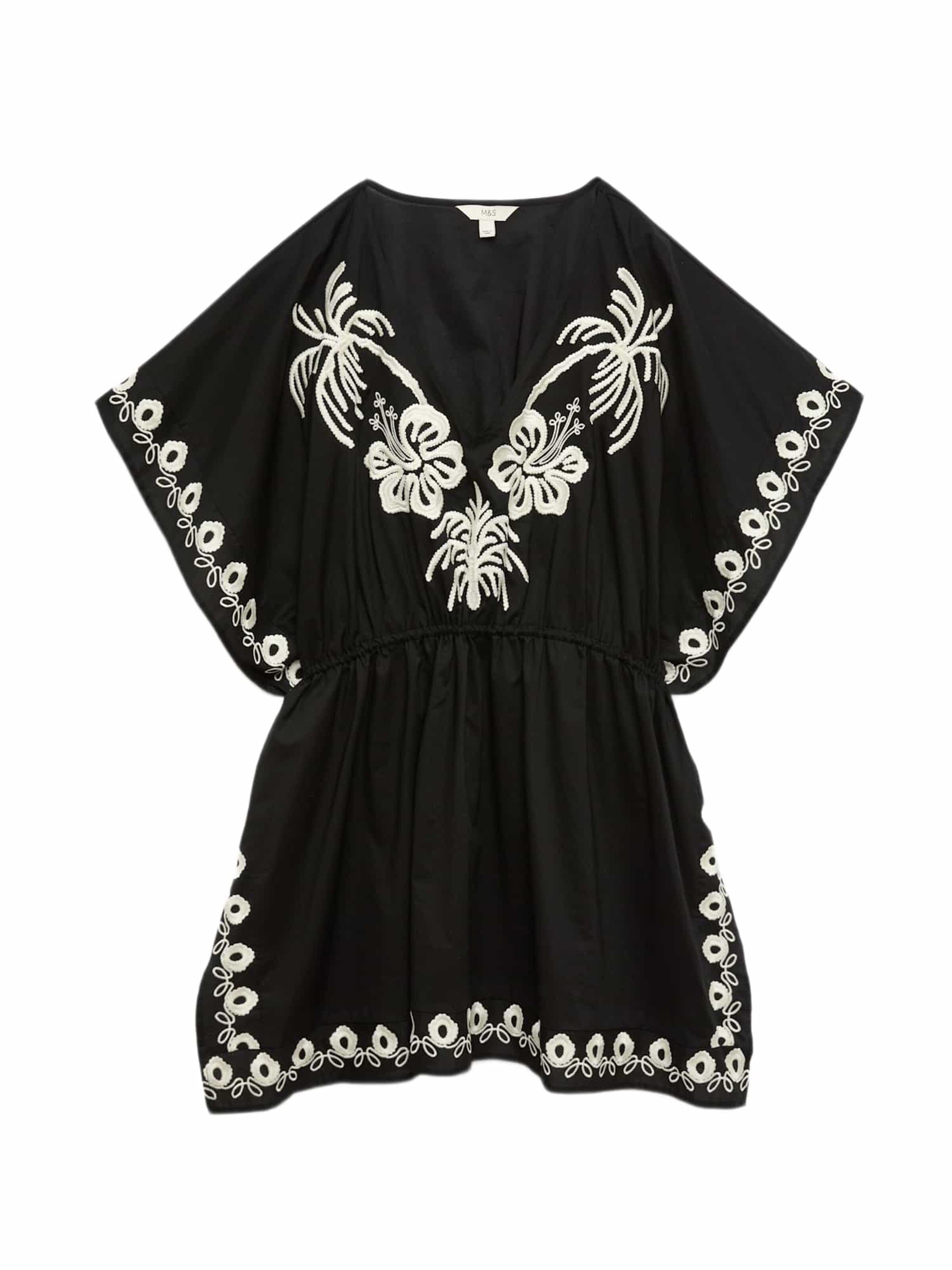 Marks & Spencer Kleid in 34 in schwarz / weiß, Produktansicht