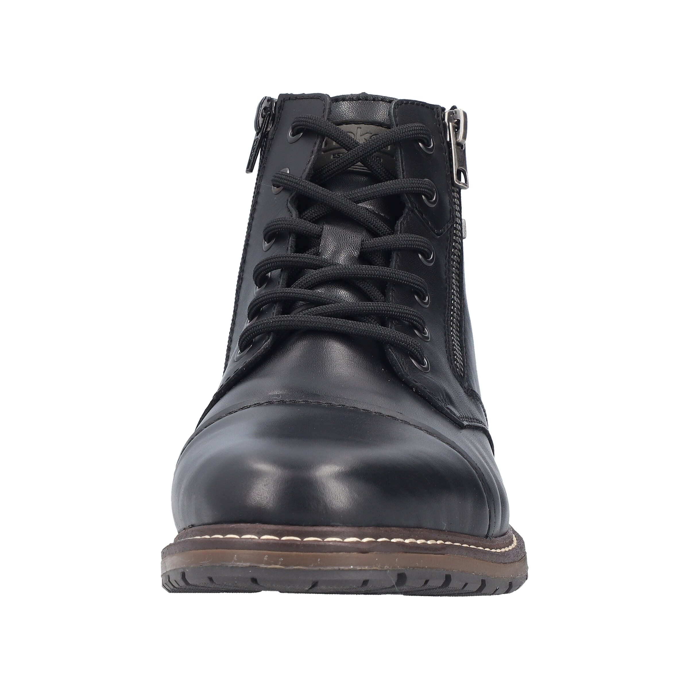 Rieker Schnürstiefel in Schwarz