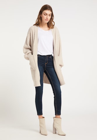 Usha Knit Cardigan in Beige