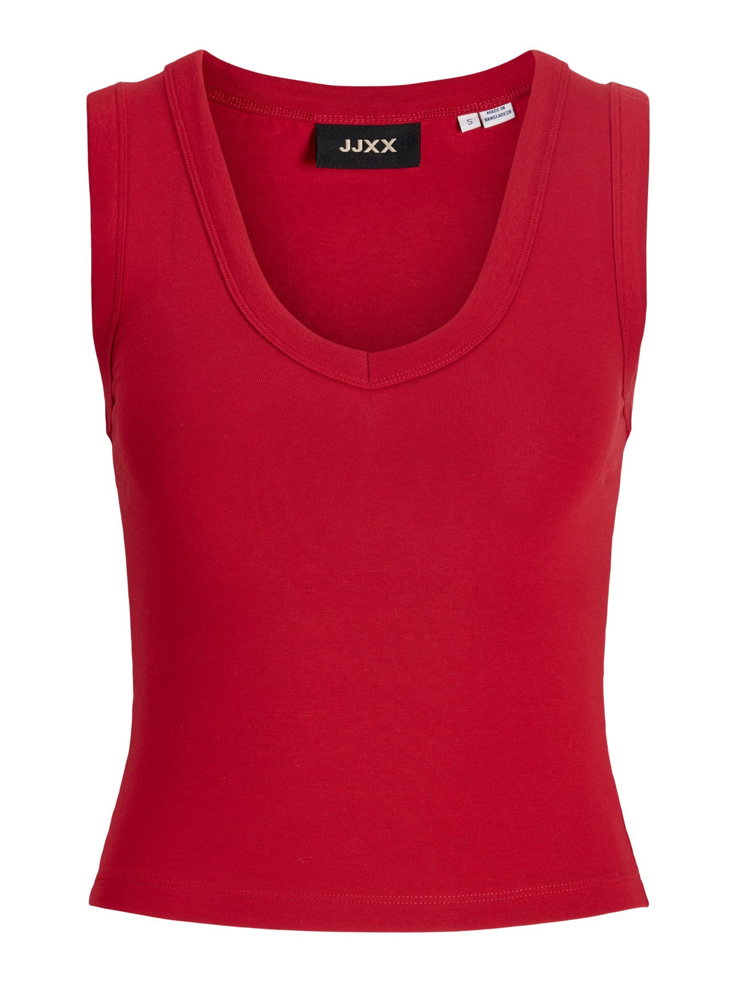 JJXX Top 'JXGigi' in Rood: voorkant