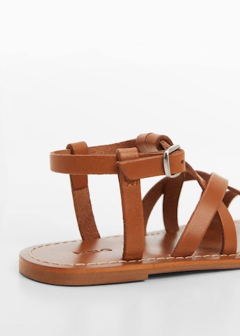 MANGO KIDS Sandals 'Aurab' in Brown