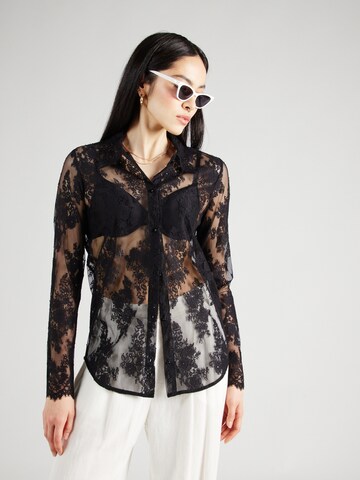 MAX&Co. Blouse 'OXALIS' in Zwart: voorkant