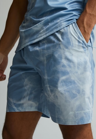 MONTERRAIN Regular Sportbroek in Blauw