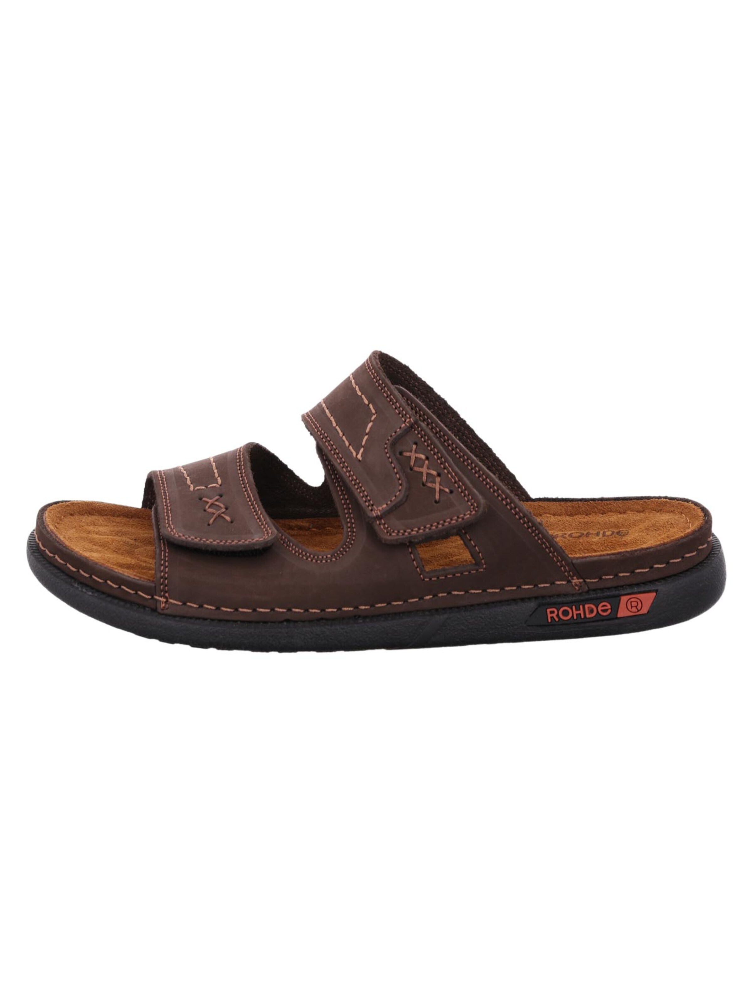ROHDE Mule 'Cento' in Brown: front