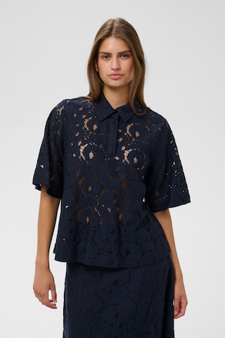 SOAKED IN LUXURY Bluse in Schwarz: Vorderseite
