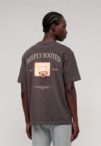 T-Shirt 'Signature Hoop' Karl Kani en gris : devant