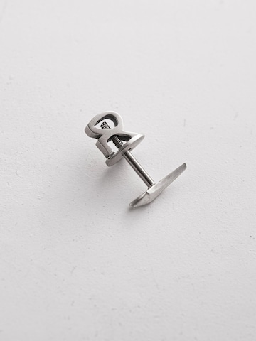 Boucles d'oreilles 'FANG' REYTEL en argent