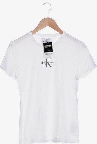 Calvin Klein Jeans T-Shirt M in Weiß: predná strana