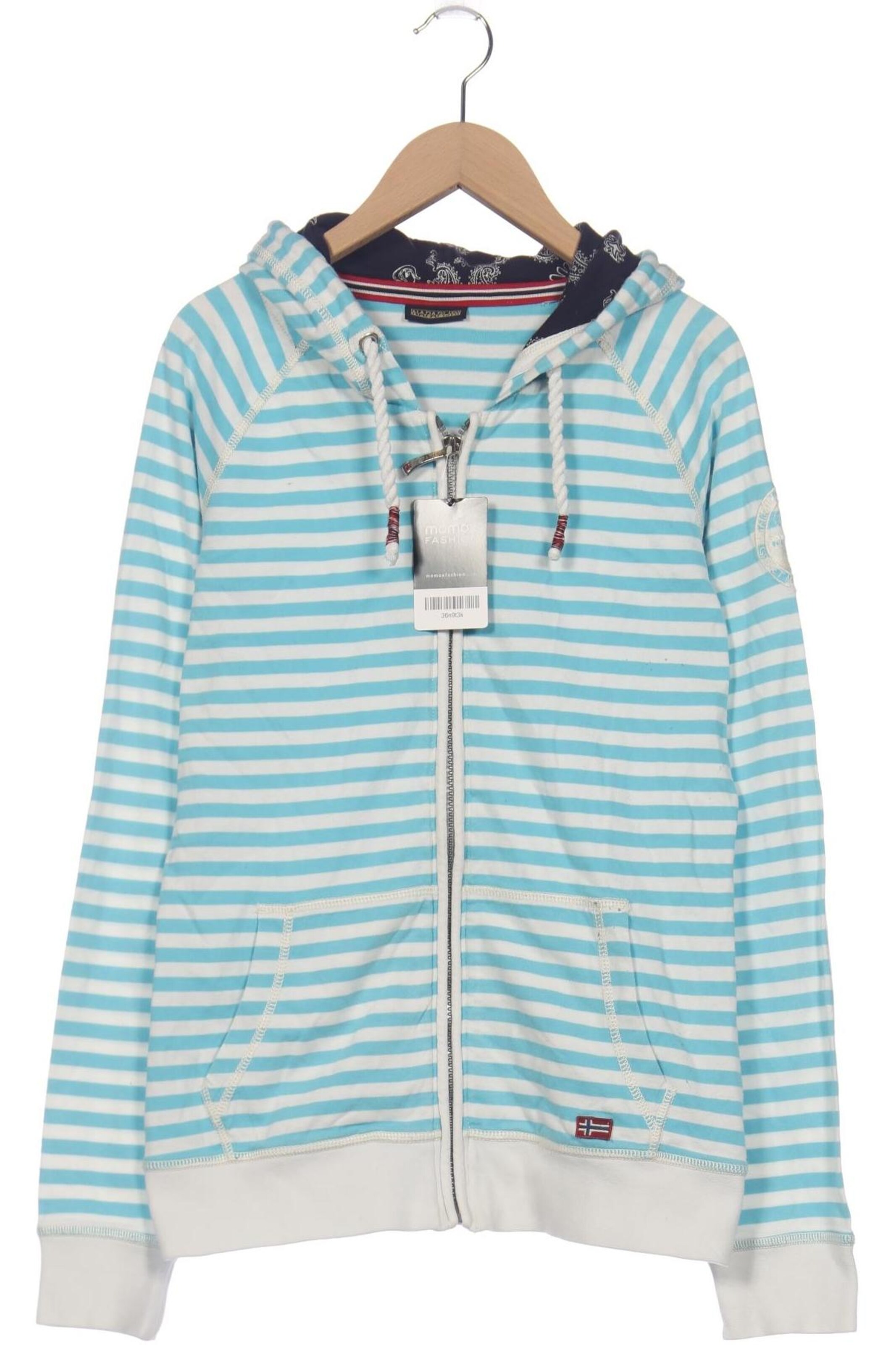 NAPAPIJRI Kapuzenpullover L in Blau: Vorderseite