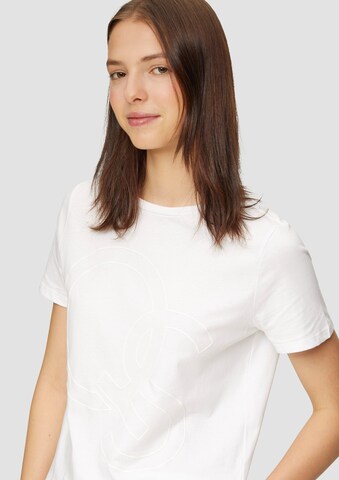 T-shirt QS en blanc