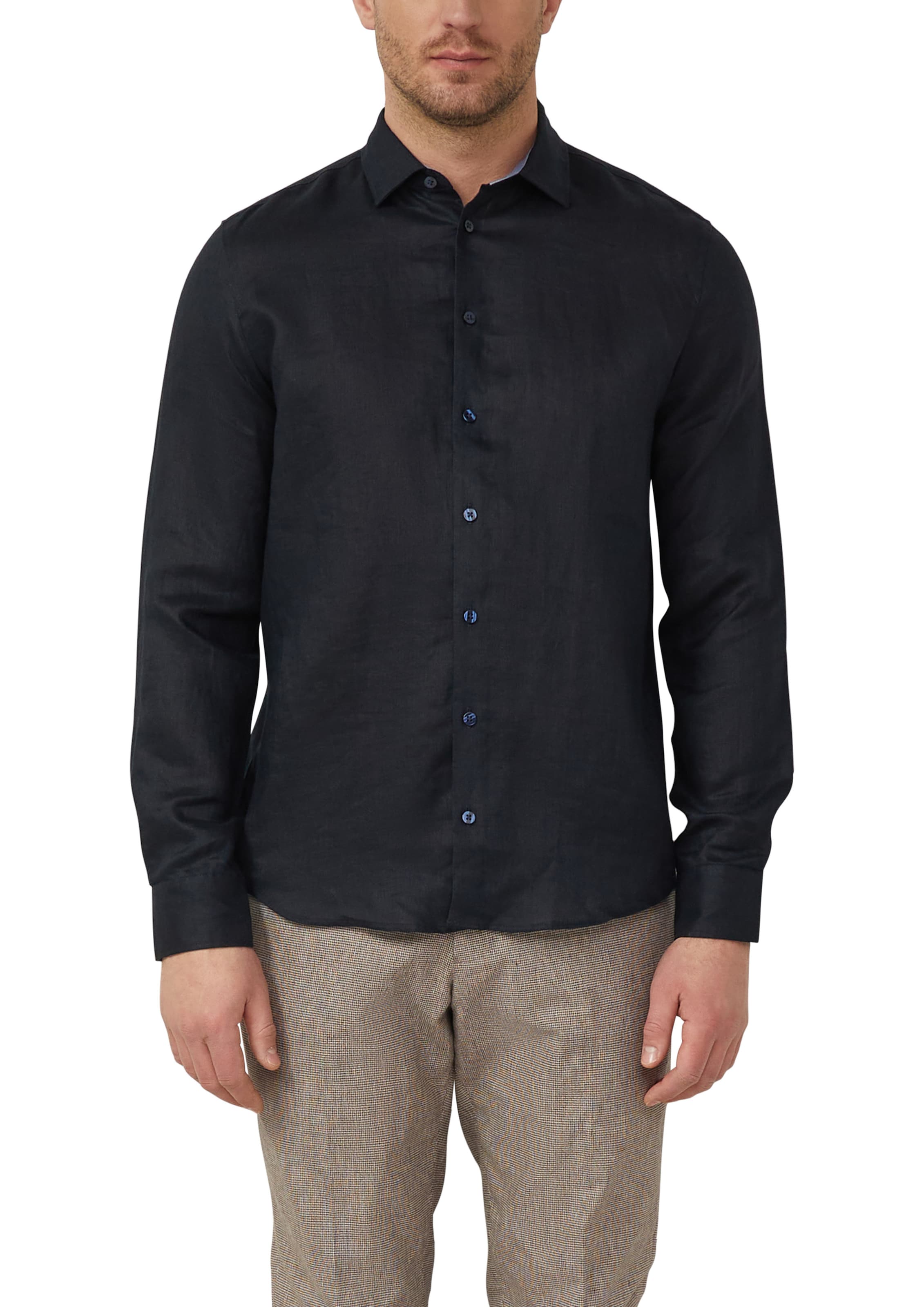 s.Oliver Regular fit Overhemd in Blauw