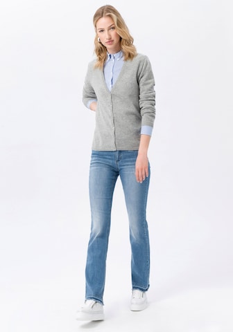 Peter Hahn Knit Cardigan 'Cora' in Grey