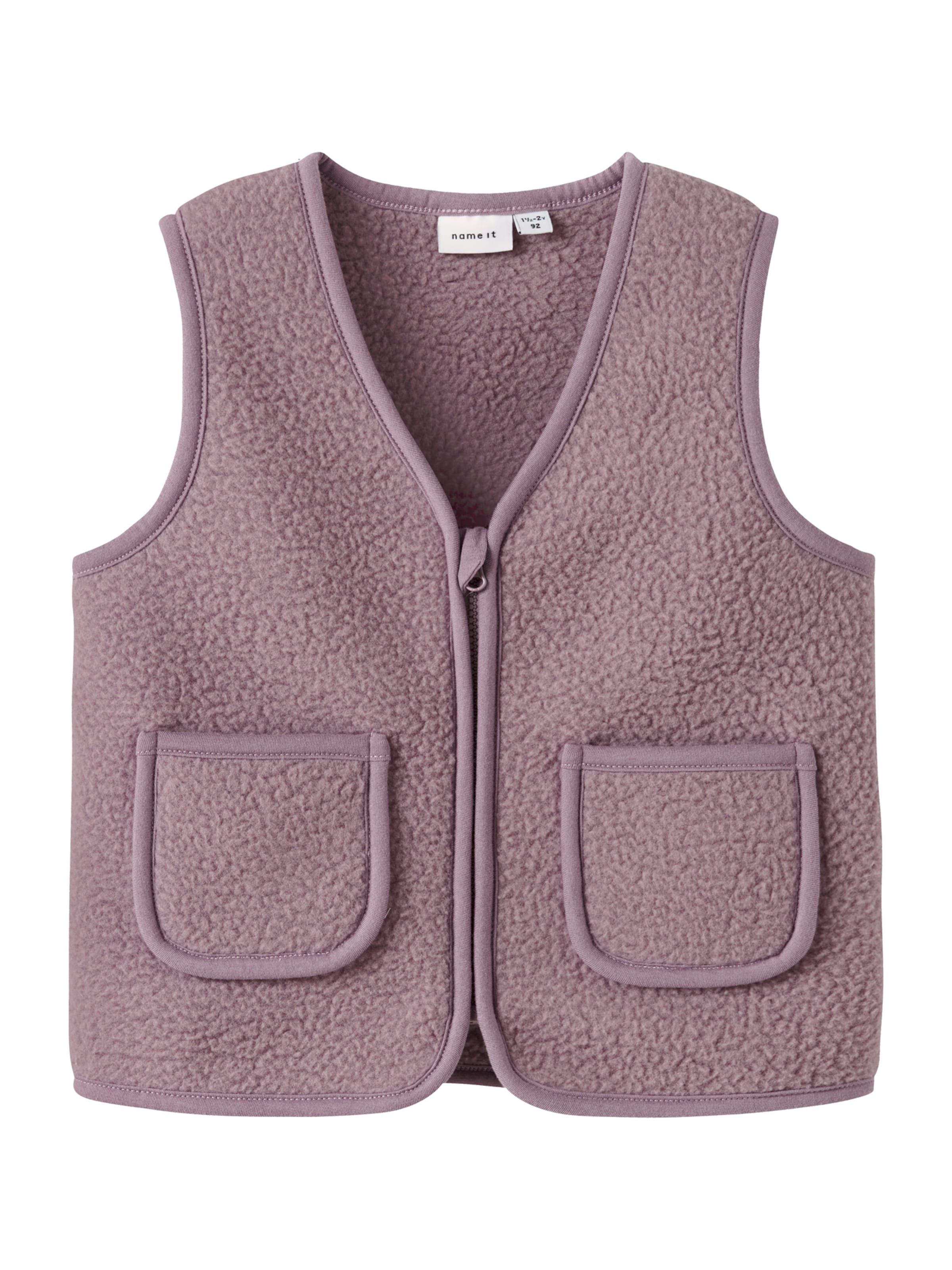 NAME IT Vest 'NMFOEDDA', värv lilla: eest vaates