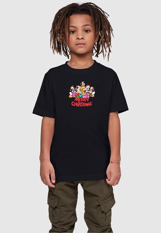 ABSOLUTE CULT Shirt 'Mickey Mouse And Friends - Christmas 2.0' in Black: front