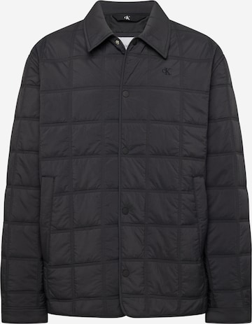 Giacca di mezza stagione di Calvin Klein Jeans in nero: frontale
