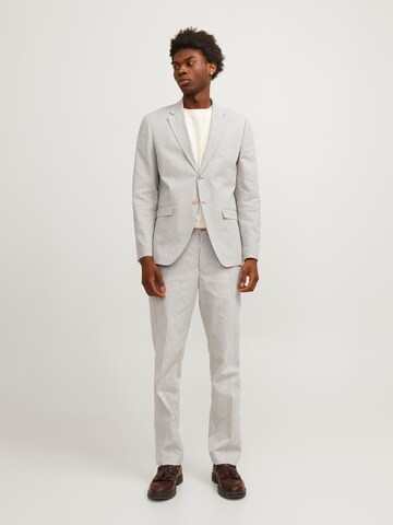 JACK & JONES Slim fit Suit 'Riviera' in Beige: front