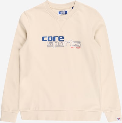 Jack & Jones Junior Sweatshirt in beige / blau / rot, Produktansicht