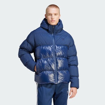 ADIDAS ORIGINALS Winter Jacket 'Adicolor' in Blue: front