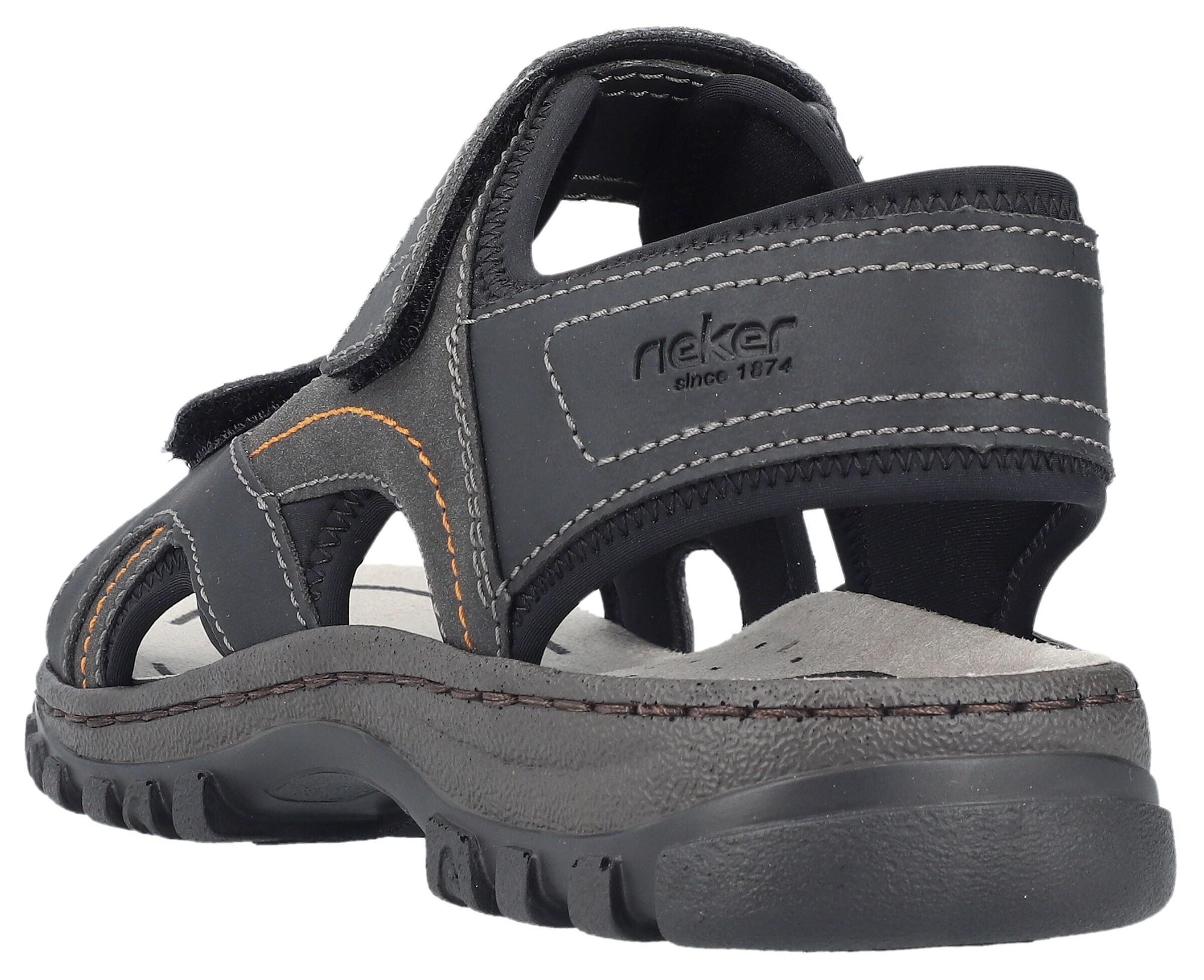 Rieker Hiking Sandals in Black
