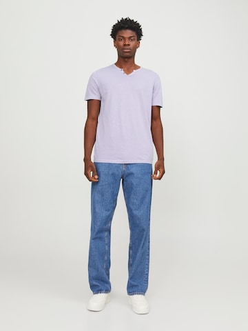 JACK & JONES Regular fit Majica 'Split' | vijolična barva