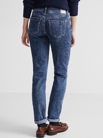 STREET ONE Slimfit Jeans 'Jane' i blå