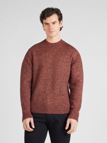 Abercrombie & Fitch Sweter w kolorze brązowy: przód