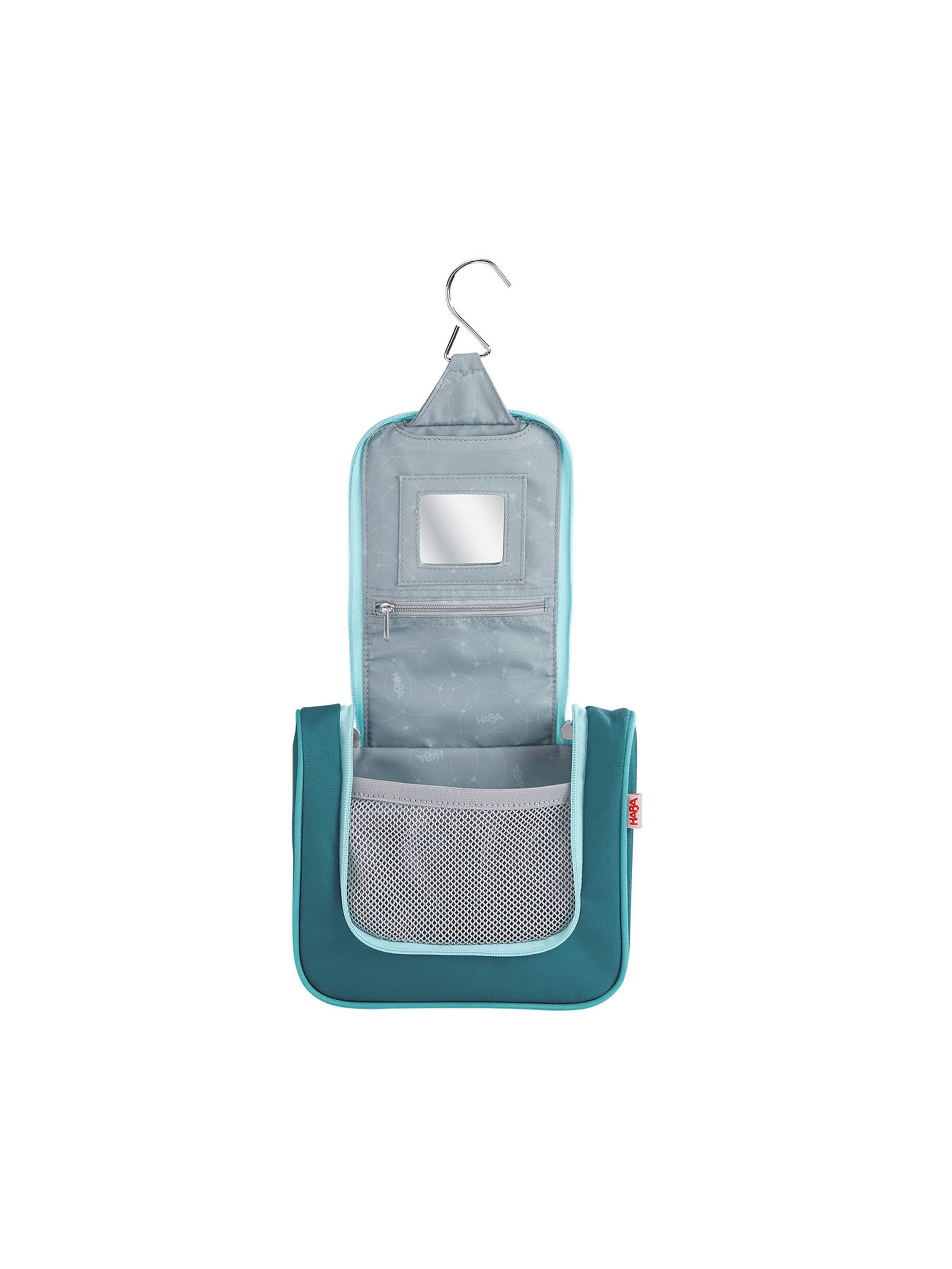 HABA Bag ' Schranktrolley 4 Rollen, Trolleytasche und Kulturbeutel ' in Blue