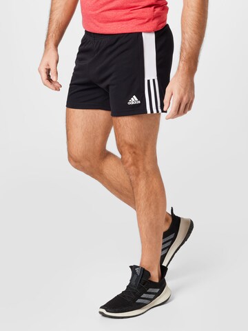 Regular Pantalon de sport 'Tiro Essentials' ADIDAS SPORTSWEAR en noir : devant