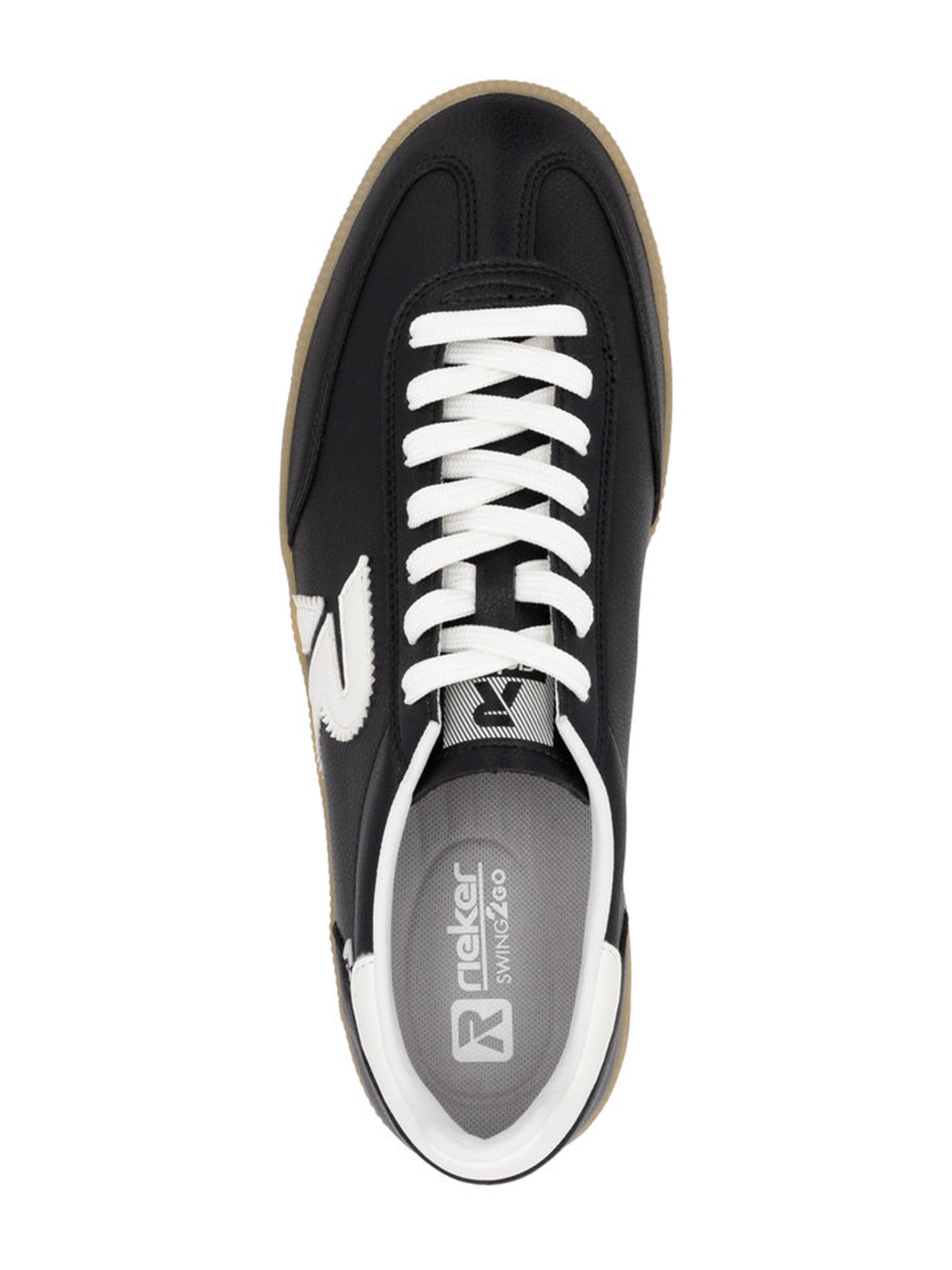 Baskets basses Rieker Sport en noir